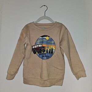 EUC | Garanimals | 3T | “Nature Awaits” Graphic Crewneck Sweatshirt